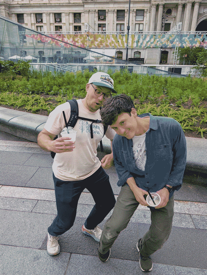 Visiting Henry in Philadelphia to see *Pinback*